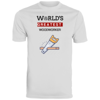 Worlds Greatest Woodworker - Men's Moisture-Wicking Tee
